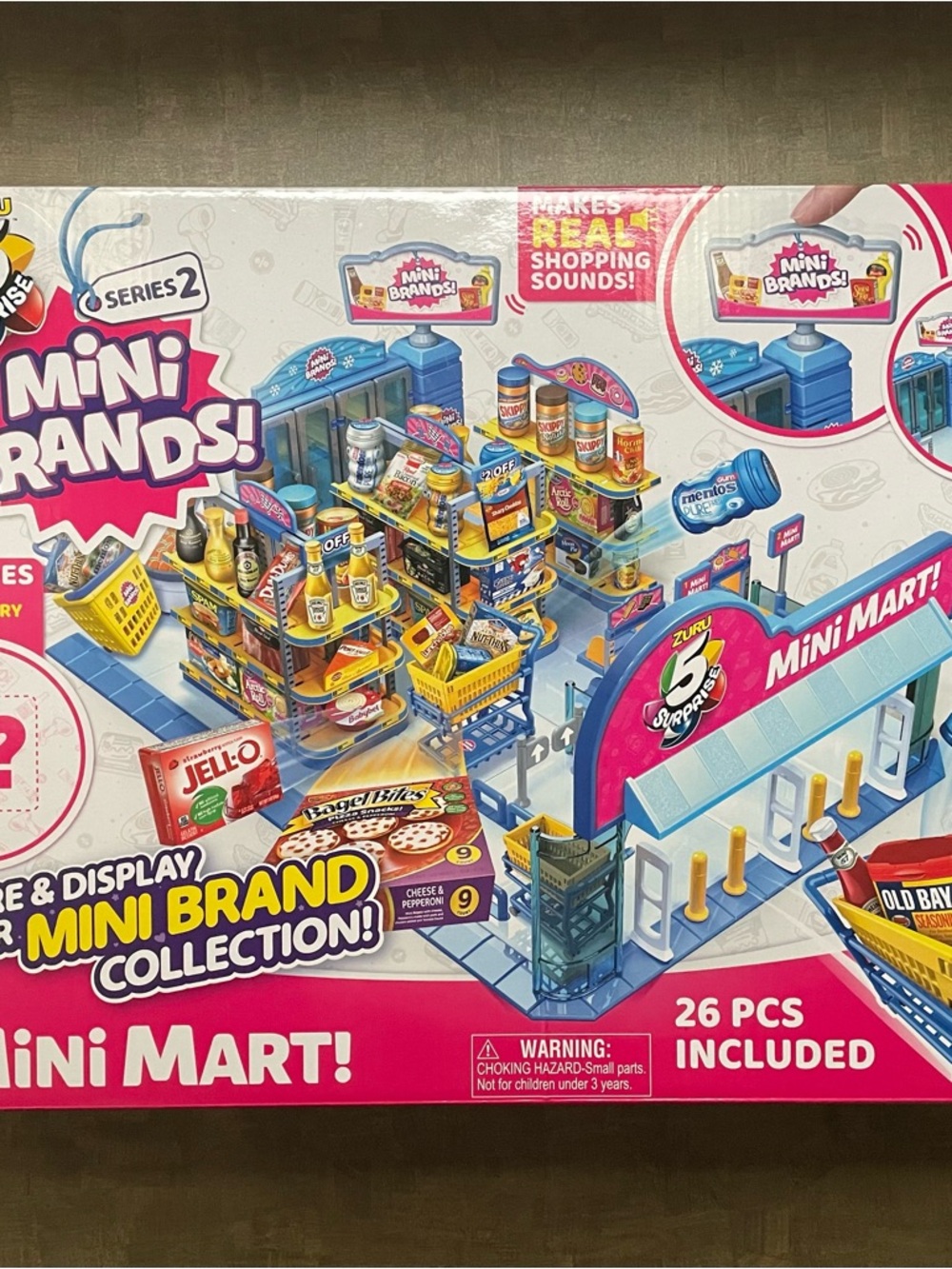 ⛔️ZURU 5 Surprise Mini Brands Series 2 Mini Mart Playset